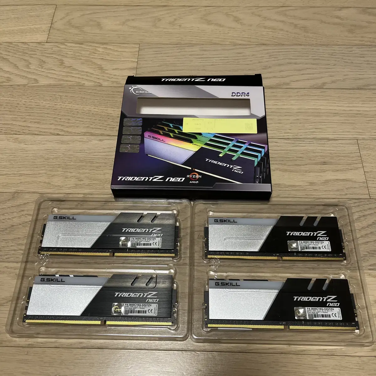 G.SKILL DDR4 트라이던트Z 네오 32G(8G X 4) 3600