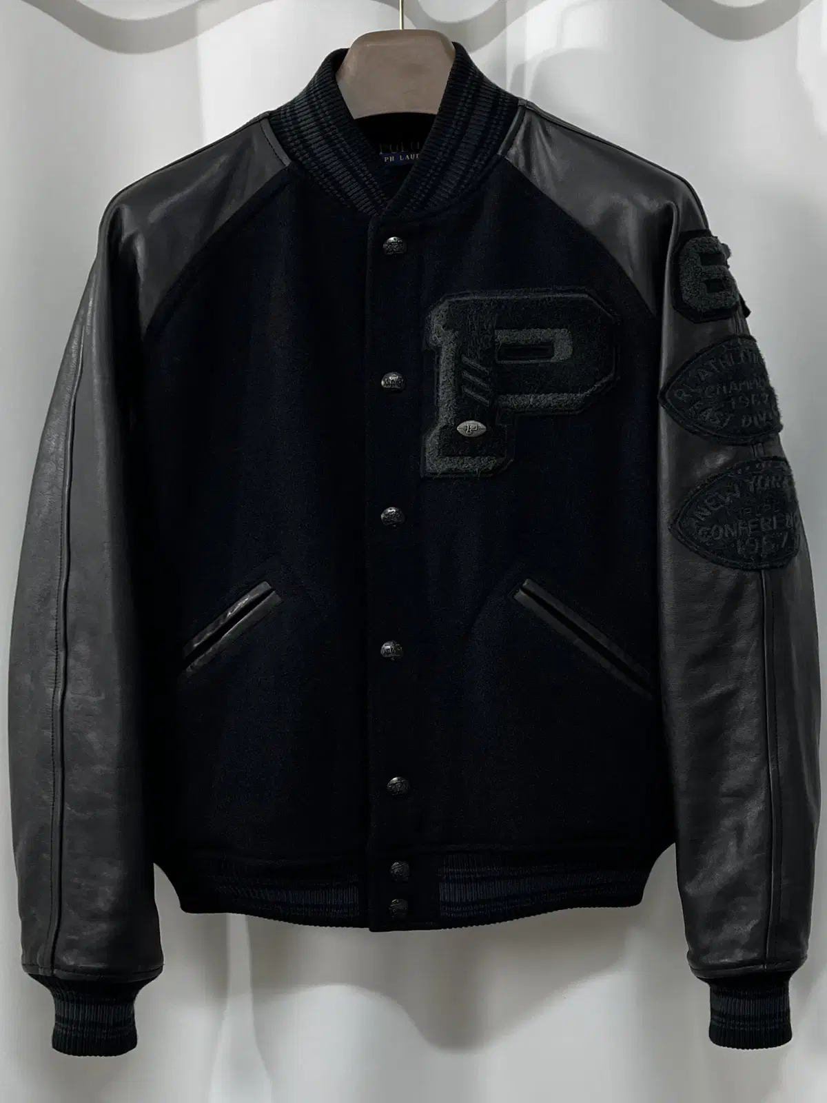 Polo Ralph Lauren Leather Pletterman Black Wolverine City Jacket RRLDouble l