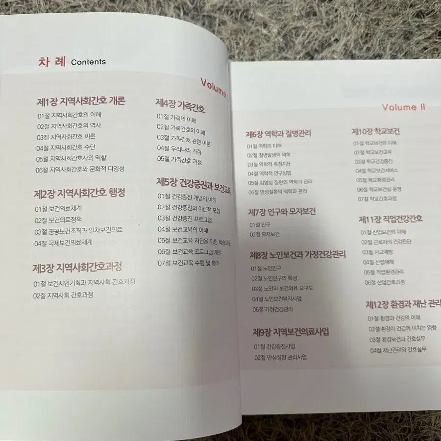 수문사 지역사회간호학 1,2 제6판 일괄판매