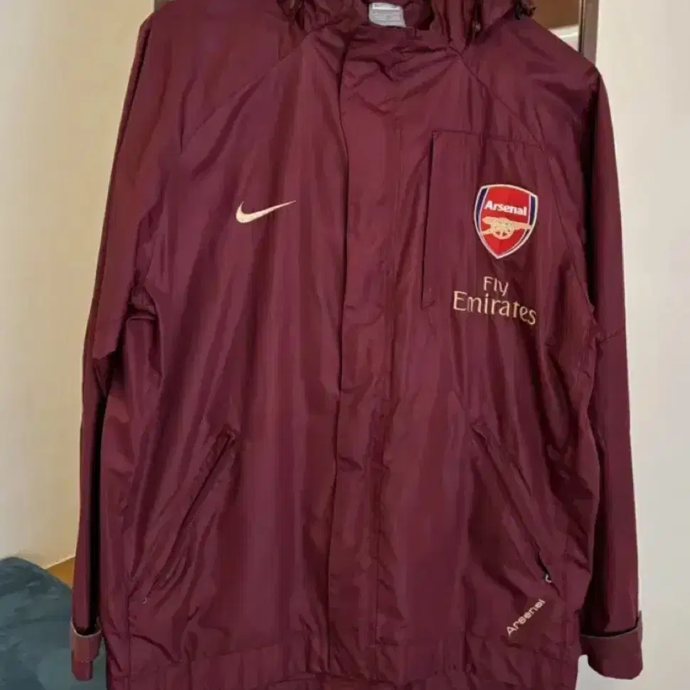 NIKE | 나이키 Arsenal 07-08 Burgundy Nike Windbreaker Rain