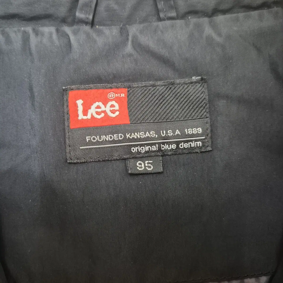 리 진스 Lee Jeans 남성 사이드라인 패딩 점퍼 다운자켓