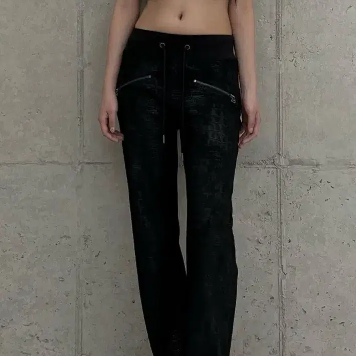 보헴서 Python zip semi-wide pants