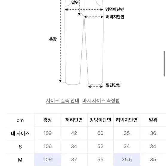 [새상품] 엑스톤즈 카고 포켓 데님 팬츠 L 기장 112cm 티건 앞