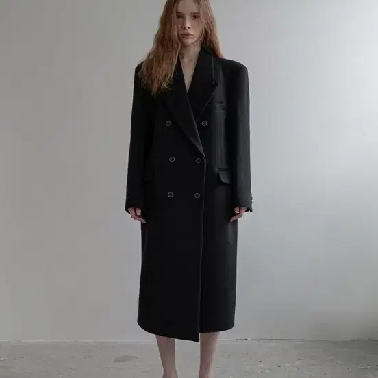 더오유 카리나 코트 롱코트 WOOL OVERSIZE LONG COAT