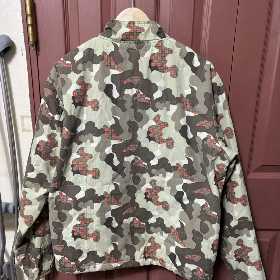 Vintage stussy camouflage parka jacket내피