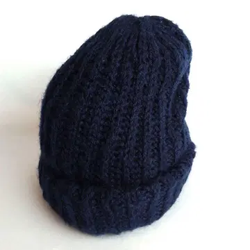 빅 와치 캡 니트 캡 네이비