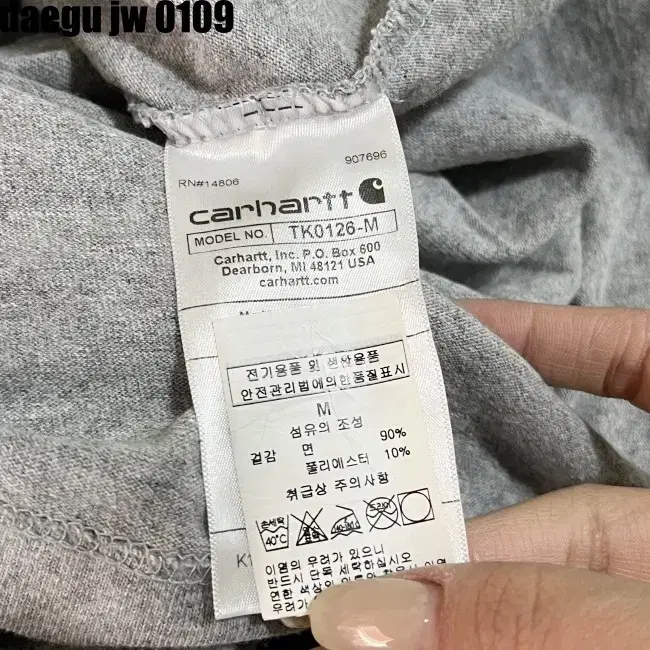 M 100 CARHARTT TEE 칼하트 긴팔 티