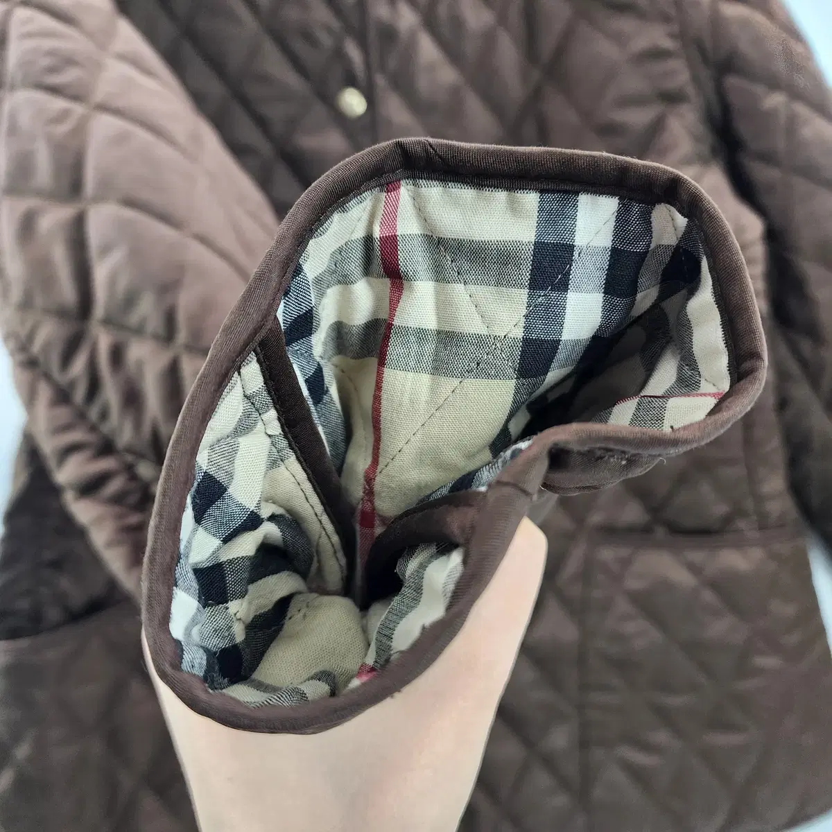 [L] Burberry 버버리 다이아몬드 퀼팅 자켓