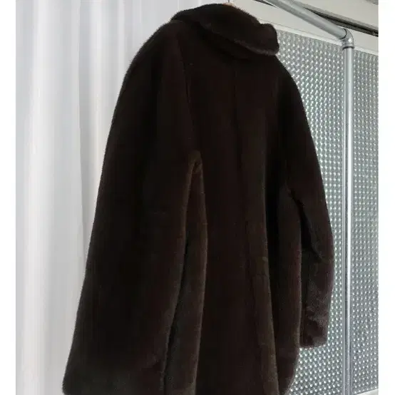 모크 mok grandma brown fur coat 퍼코트