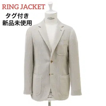 [택 포함 새상품]RING JACKET 알파카 울 2B 저지 재킷