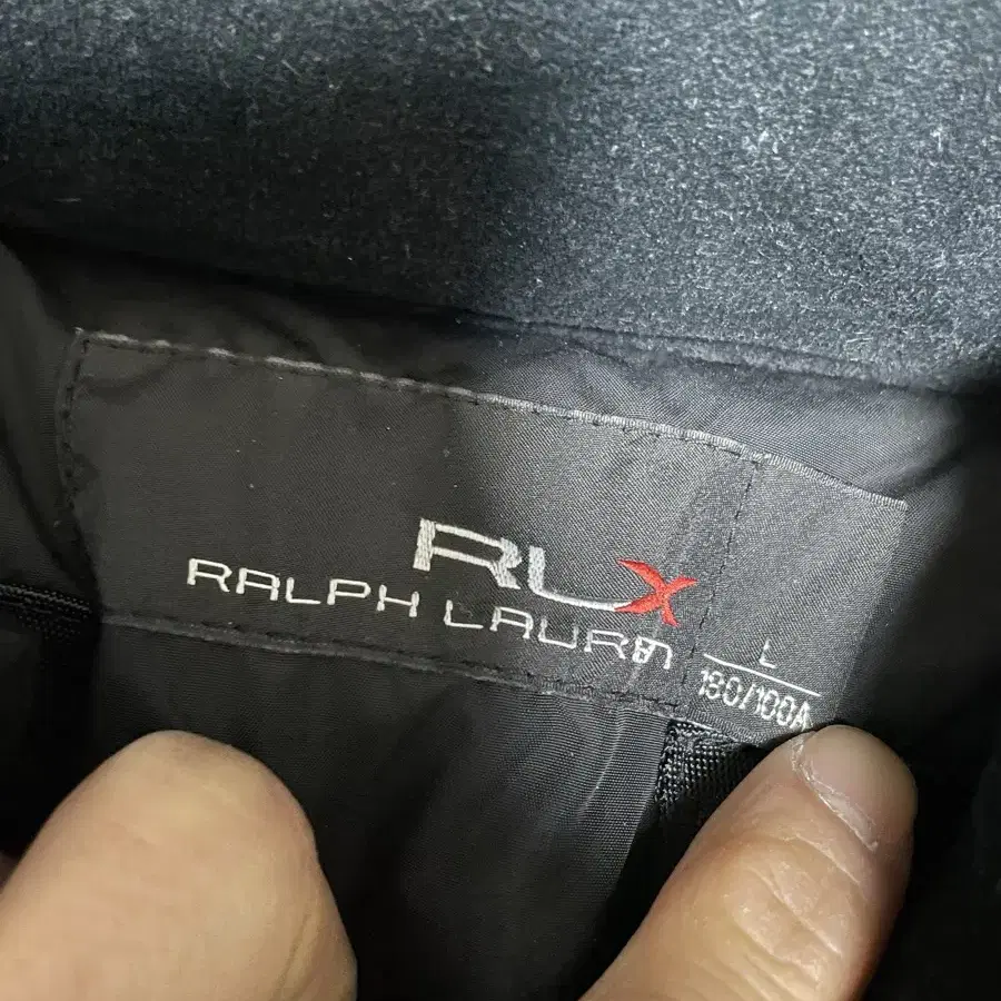 폴로 랄프포렌 패딩 봄버 로버다운 라지 블랙 rrl rlx