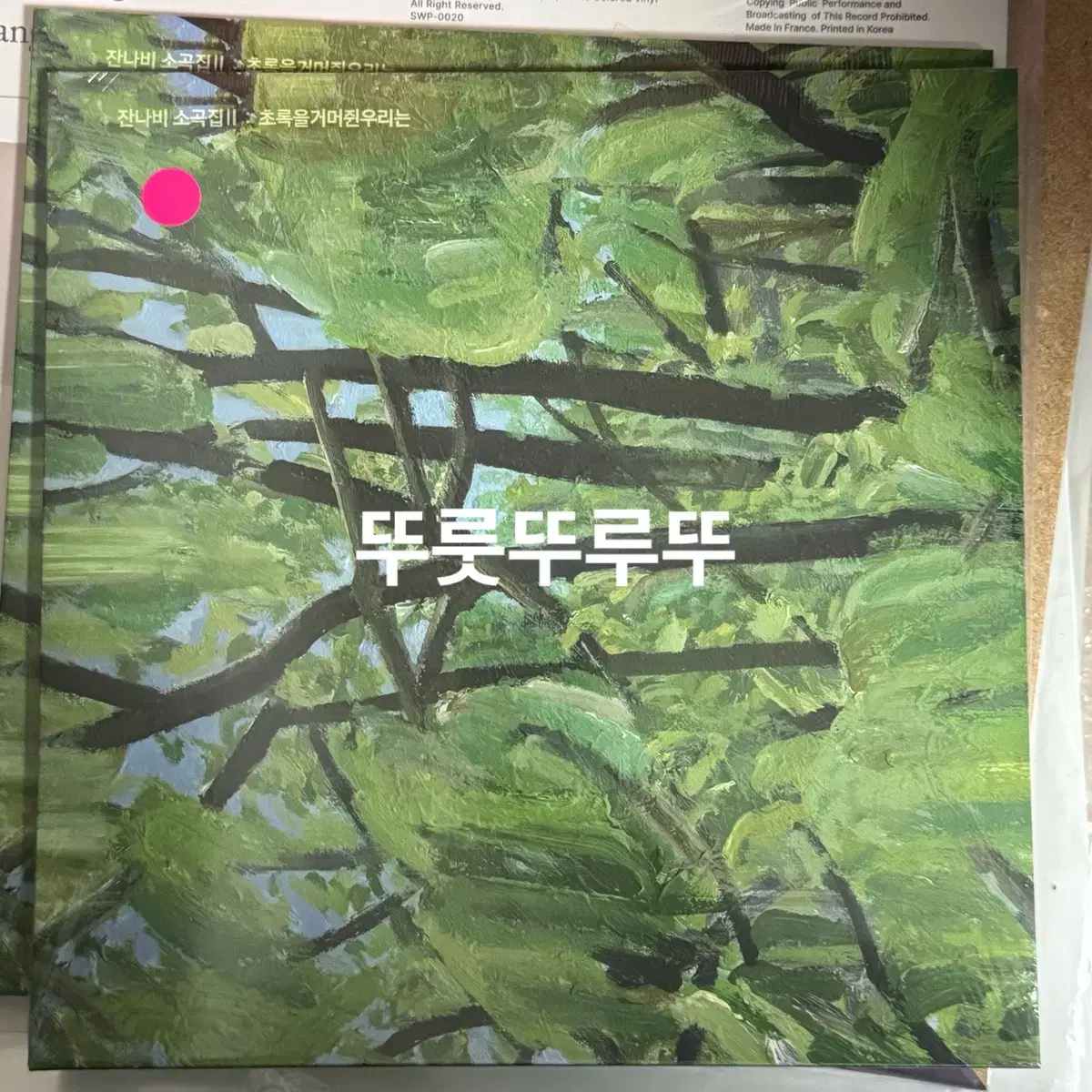 잔나비 소곡집2 LP 2종 일괄 (블루, 핑크)