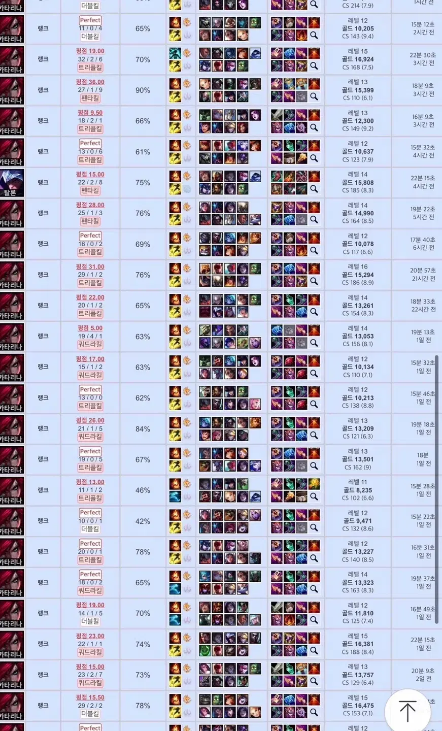 시즌시작 C1 후기1위 리그오브레전드 LOL 무사고챌린저 개인상점