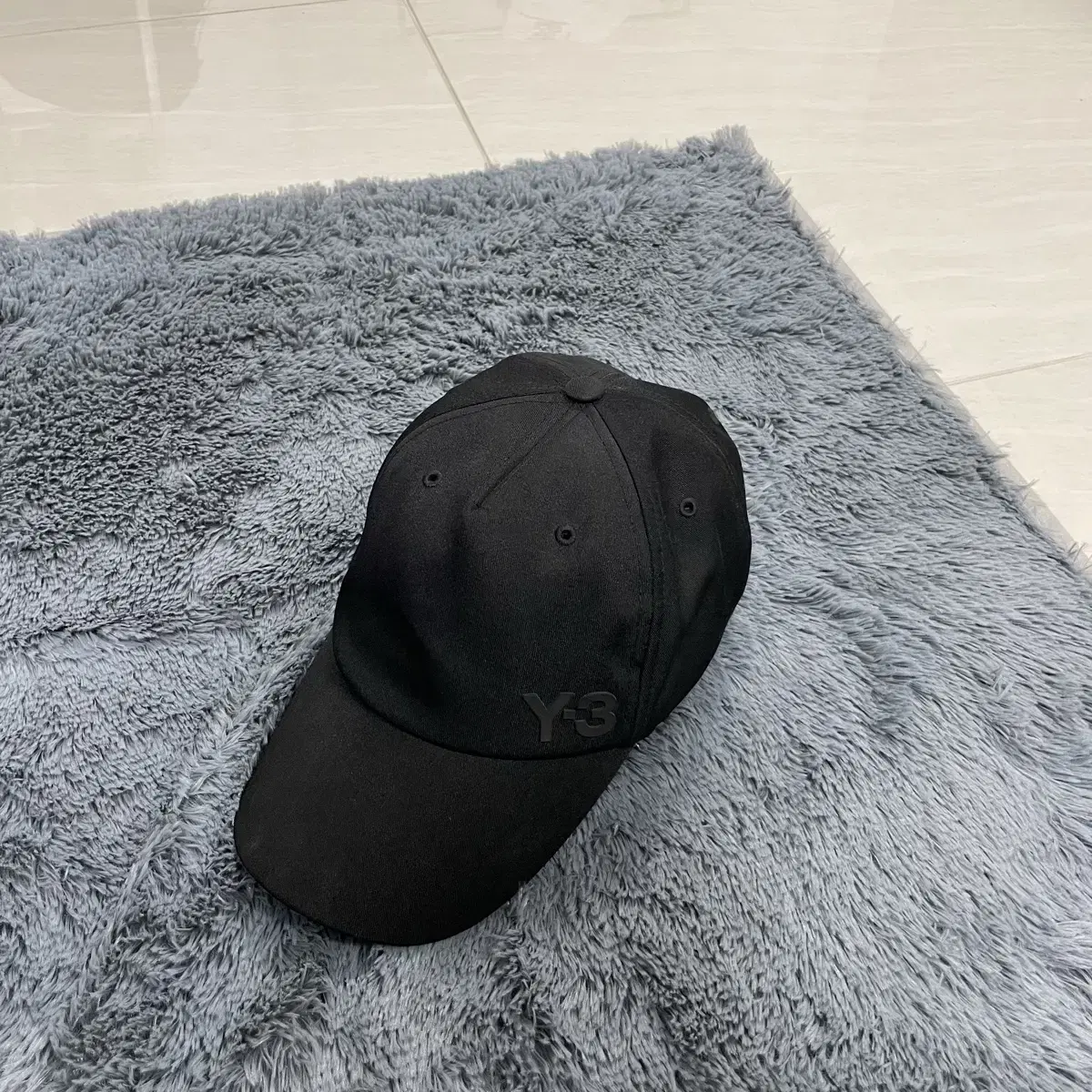 Y-3 나일론 로고 볼캡