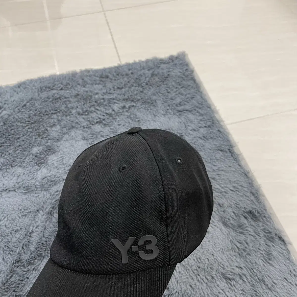 Y-3 나일론 로고 볼캡