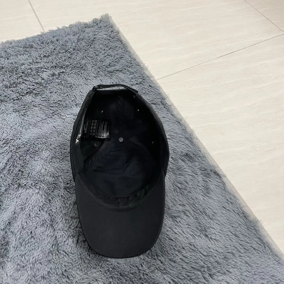 Y-3 나일론 로고 볼캡