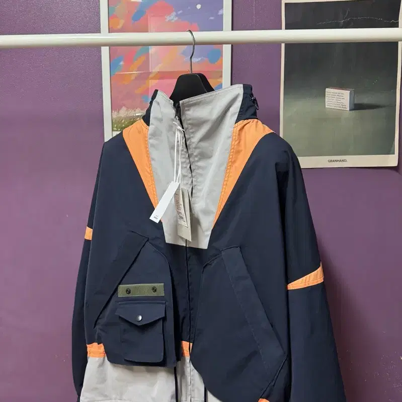 [L] 컬러 비콘 집업 kolor/beacon zip up jacket