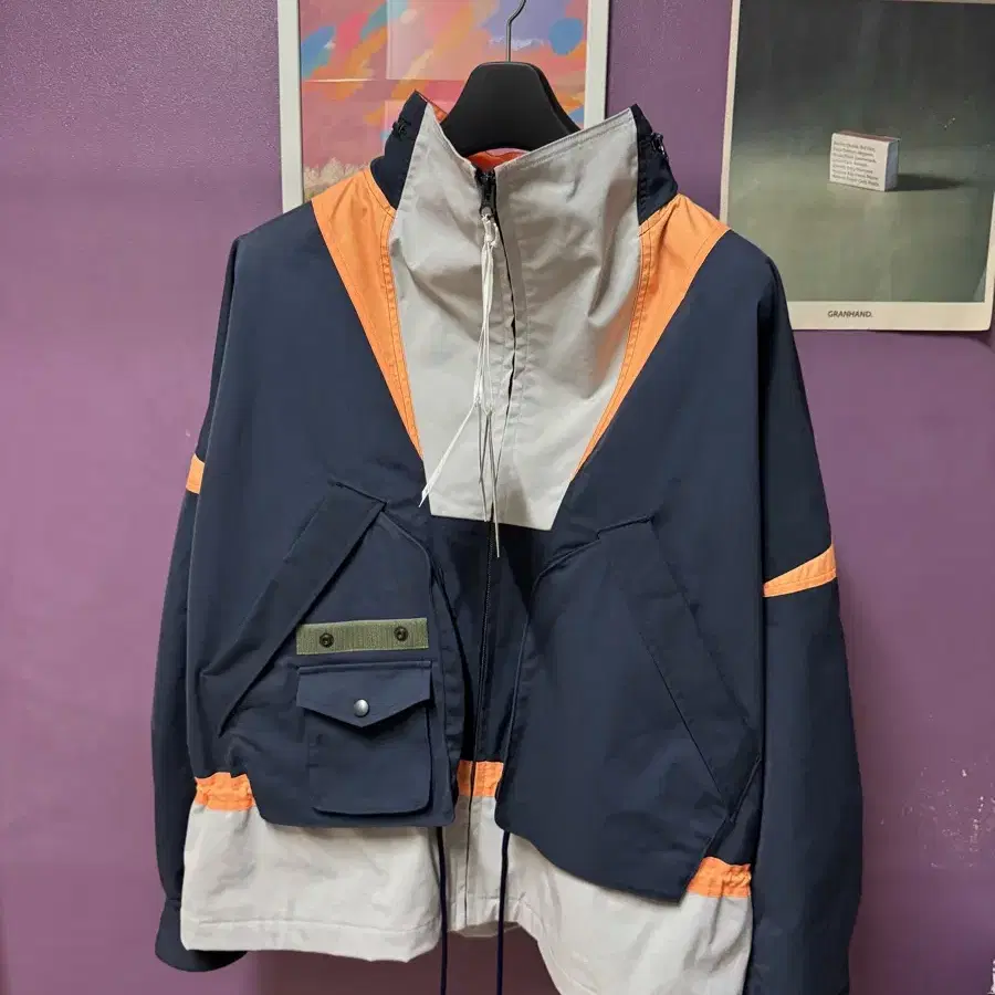 [L] 컬러 비콘 집업 kolor/beacon zip up jacket