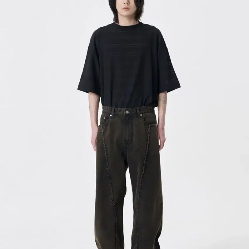 노운 wave cut pants PRT EXCLUSIVE