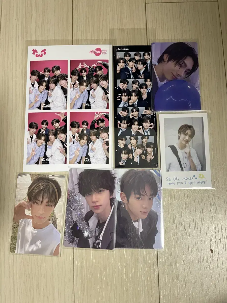 TWS unreleased photocard weverse pre-order benefit ALPO photocard 4 cut photo