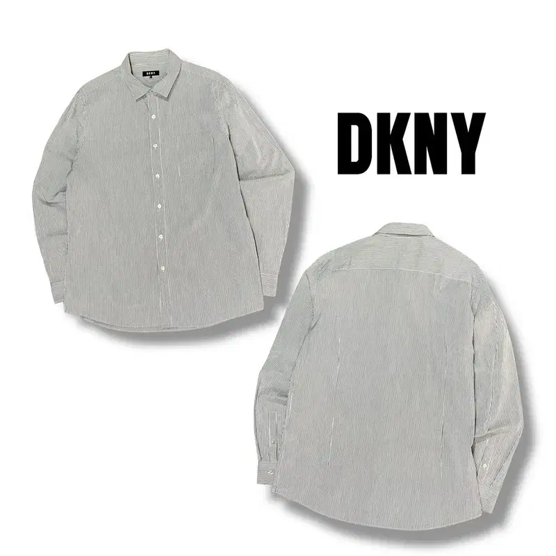 dkny 스트라이프 코튼 셔츠 y09162