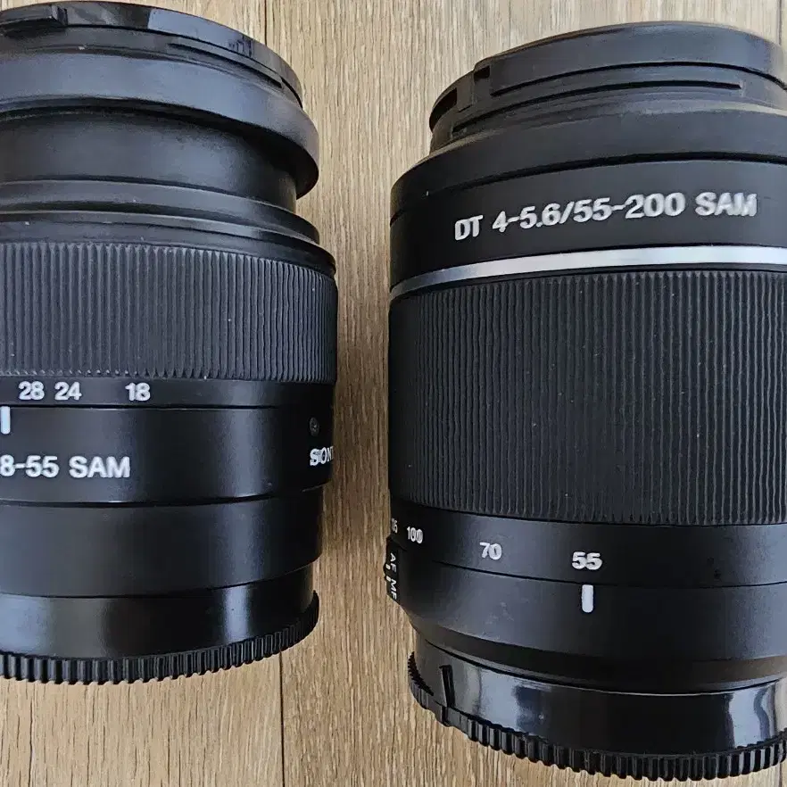 소니 18-55, 55-200mm렌즈