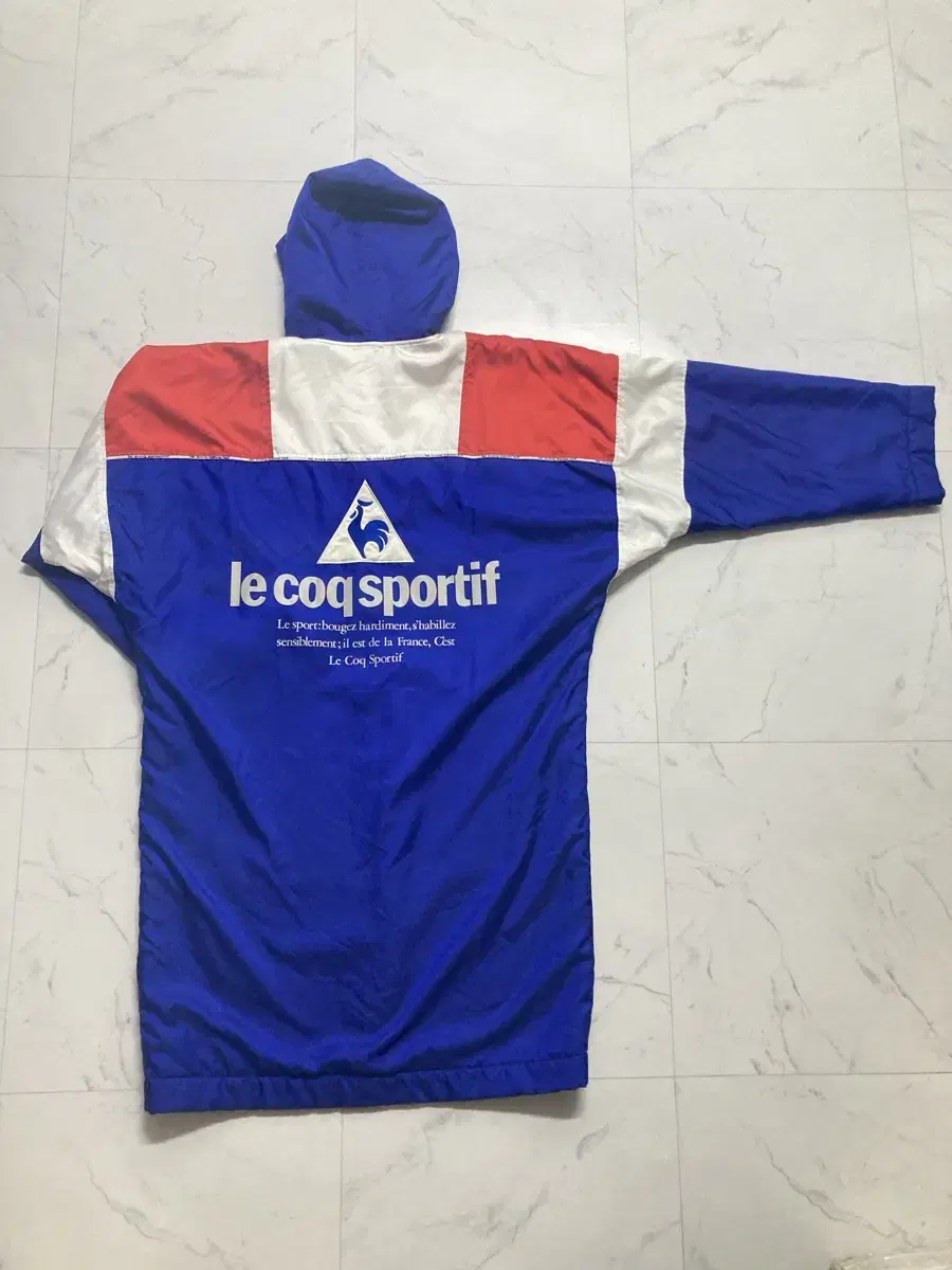 90s Le Coq Sport Sheepskin Sherpa Overfit Dobby Jumper 110~