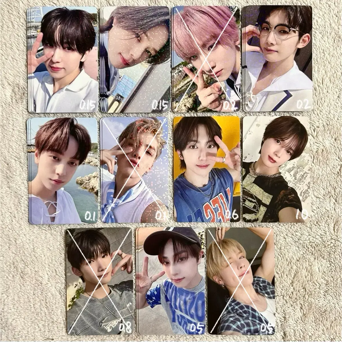 &team aoraashi universal ld pre-order benefit photocard wts ej nicholas harua jo yuma kei