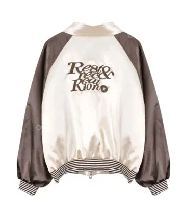 여성용 자켓 한국 스카잔 지퍼 업