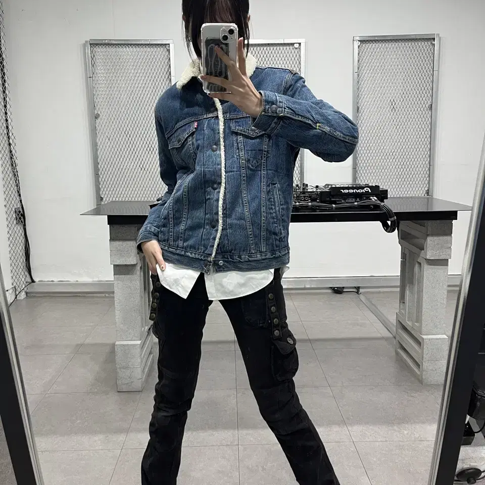 Levi's 중청 쉐르파 자켓