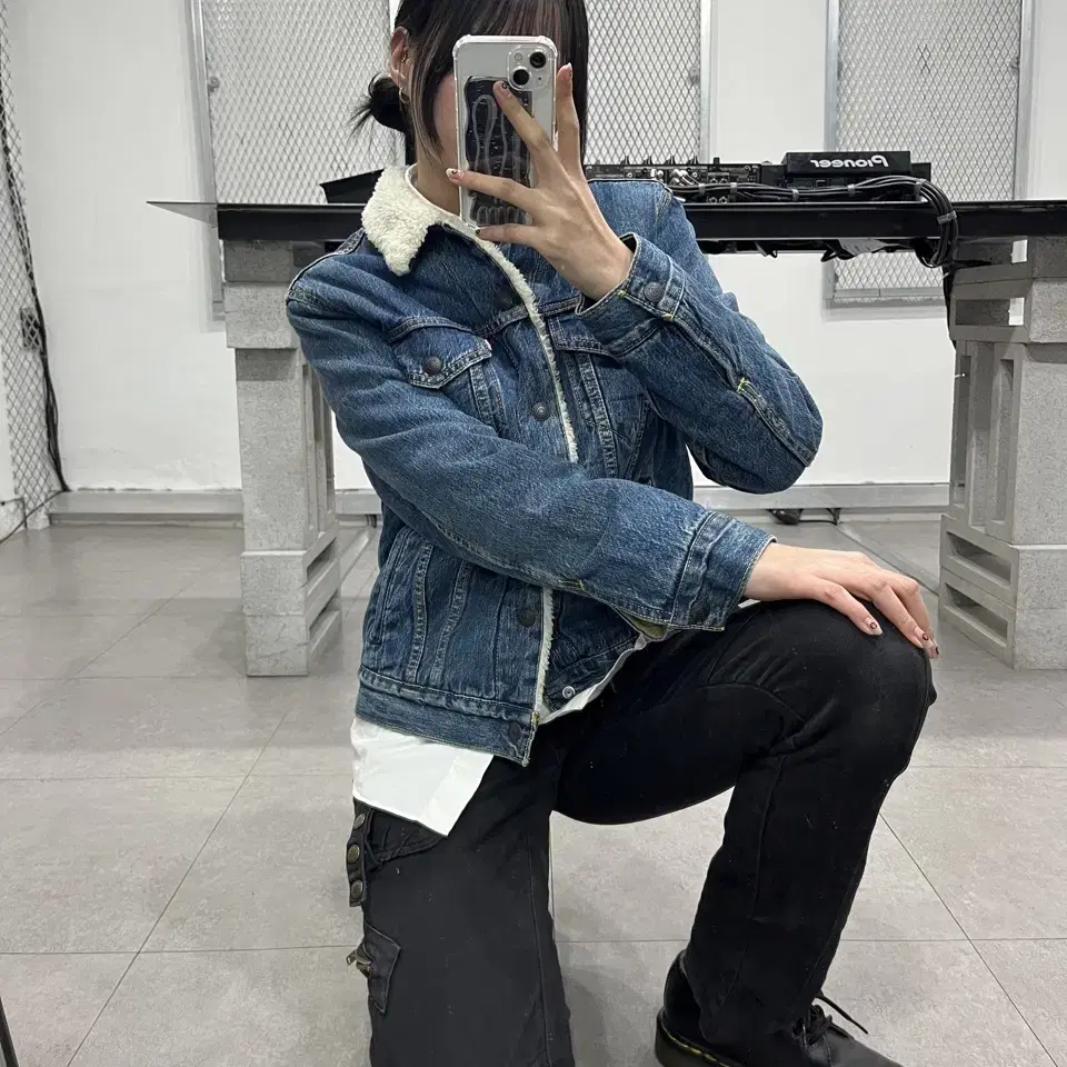 Levi's 중청 쉐르파 자켓