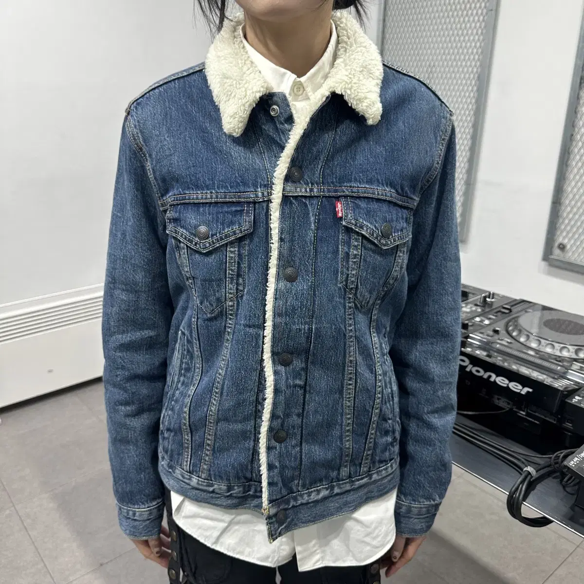 Levi's 중청 쉐르파 자켓