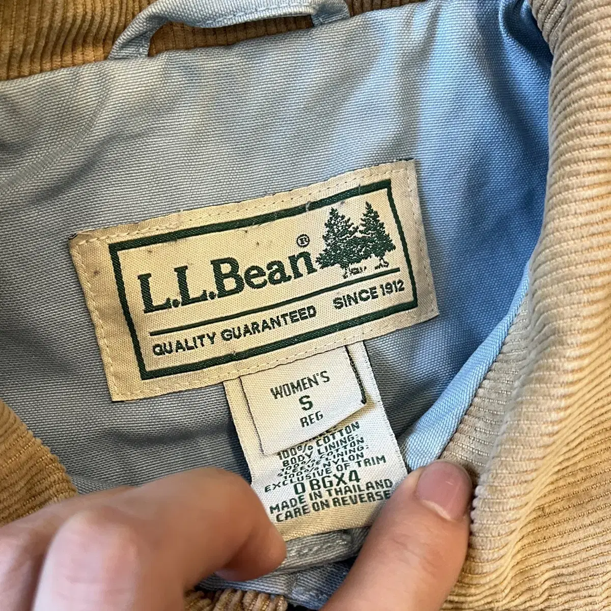 L.L.bean 정품 엘엘빈 블루 헌팅 자켓