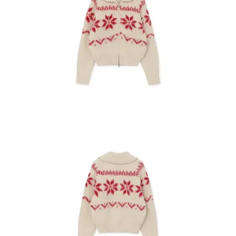 리엘 스노우볼 니트 가디건 Snowball knit cardigan