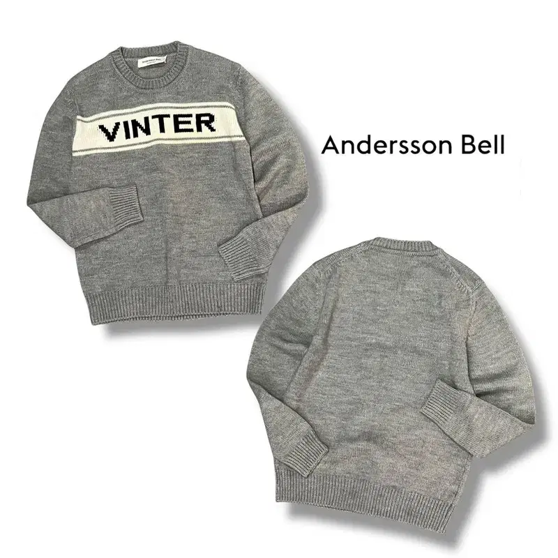 Anderson Belle Lettering Printing Knit Y09160