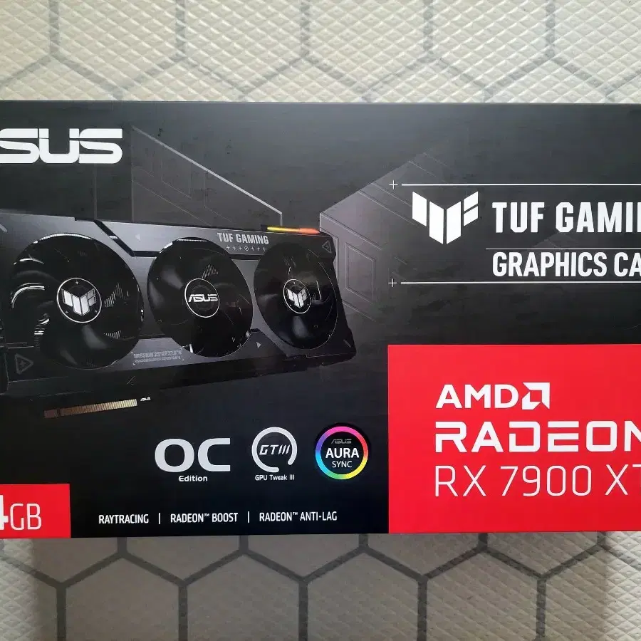 ASUS 라데온 RX 7900XTX TUF GAMING O24G 그래픽