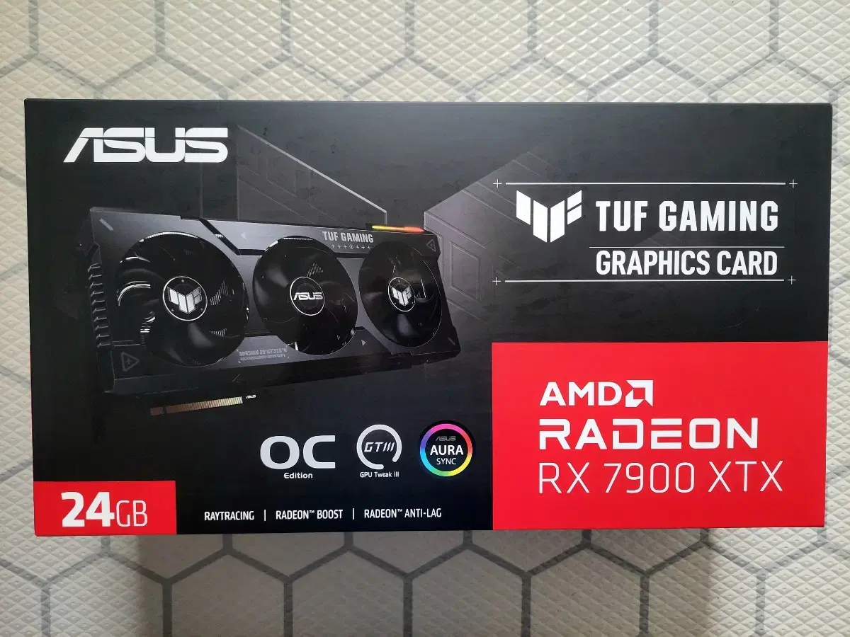 ASUS 라데온 RX 7900XTX TUF GAMING O24G 그래픽