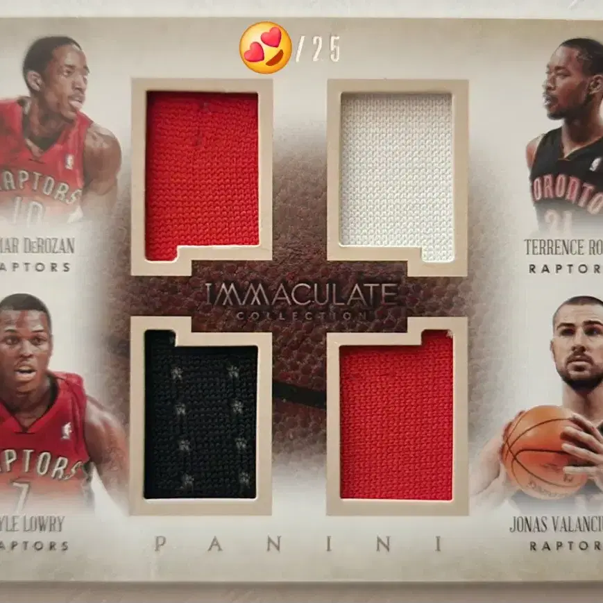 panini demar derozan jersey cards  2장 랏