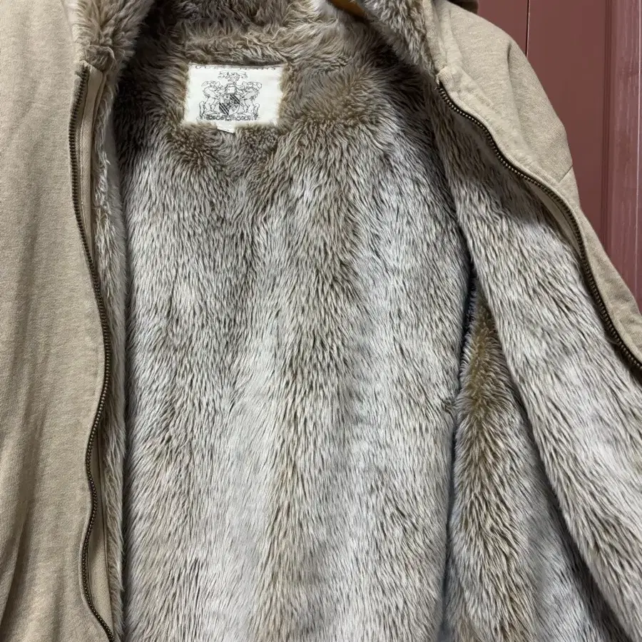 vintage guess jeans fur jacket 105 size