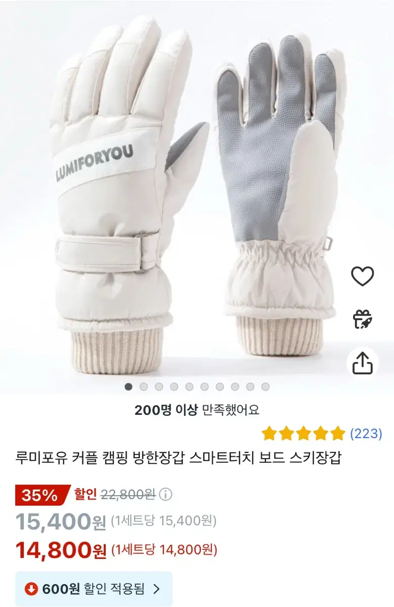 스키장갑