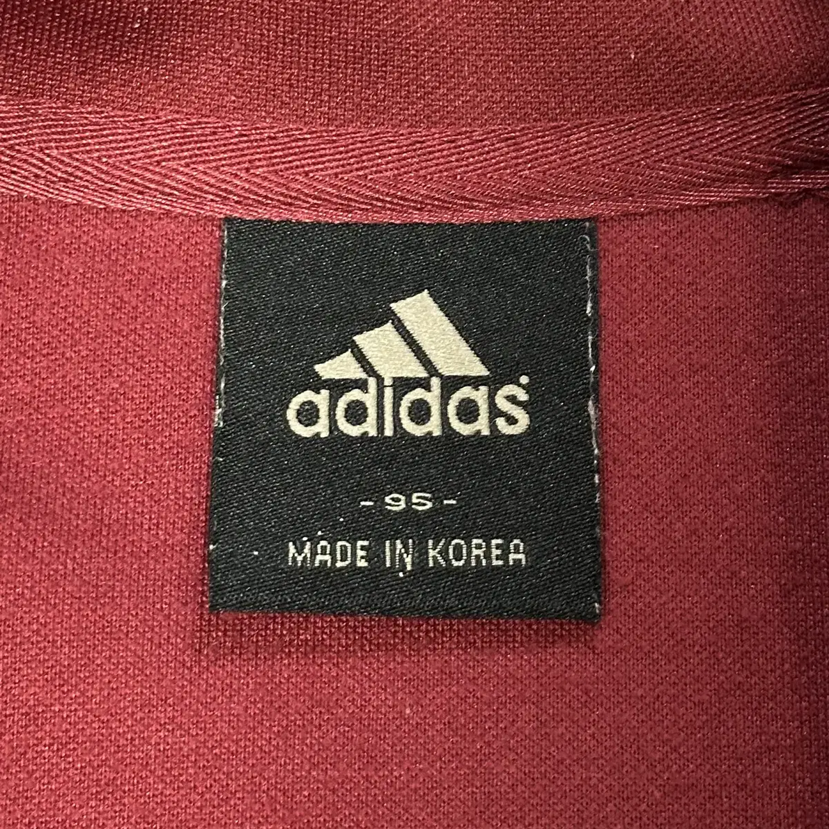 [M] 대장급) 아디다스 ADIDAS 삼각로고 트랙탑 져지 버건디