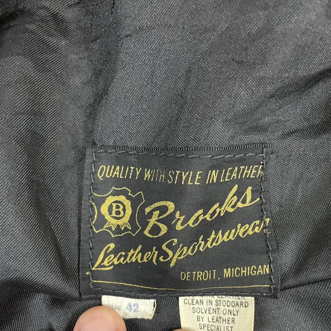 brooks leather 빈티지 브룩스 가죽자켓 60s 70s