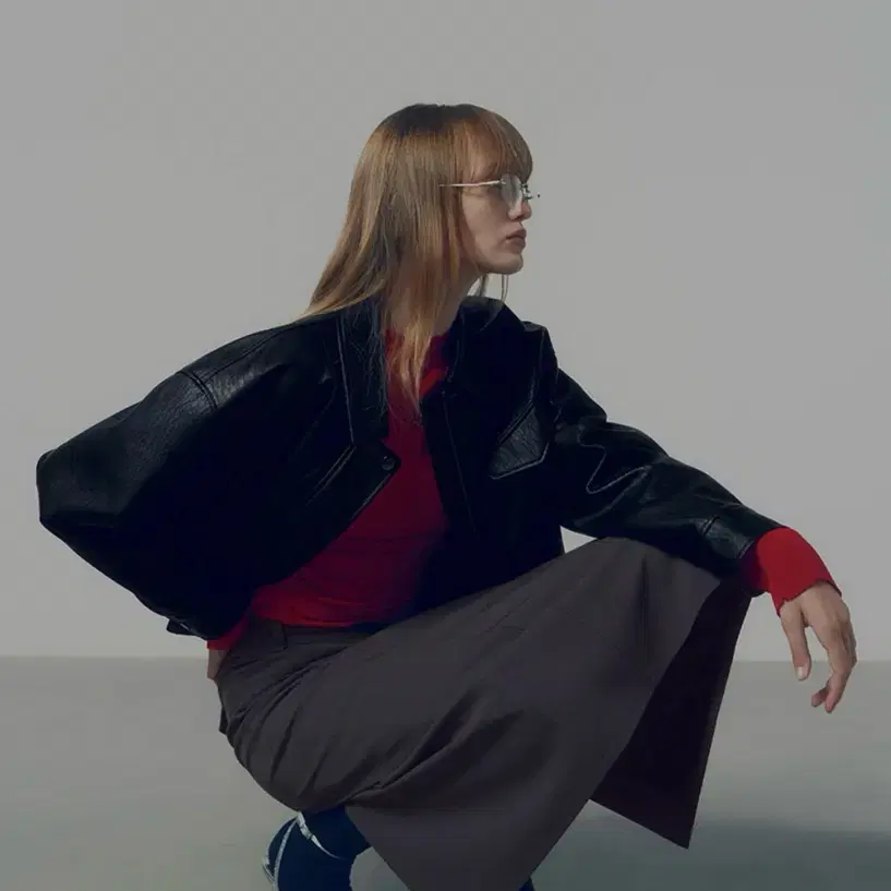 [레이브 Raive] 가죽자켓 Faux Leather Blouson Ja