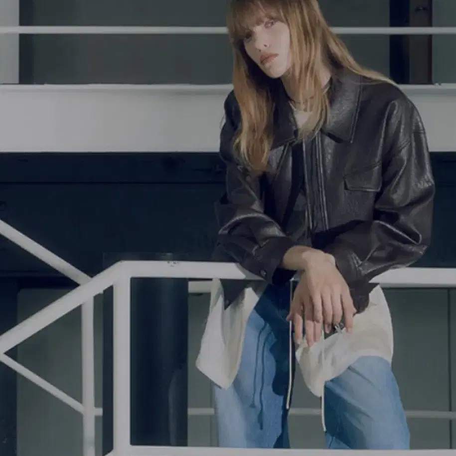 [레이브 Raive] 가죽자켓 Faux Leather Blouson Ja