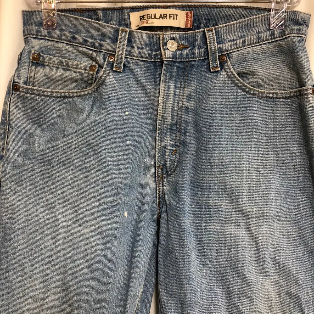 Levi's 505 레귤러 핏 데님 팬츠(W33)