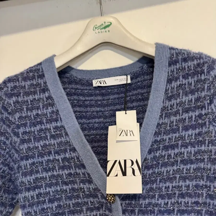 ZARA 자라 트위드 니트 롱원피스 새상품