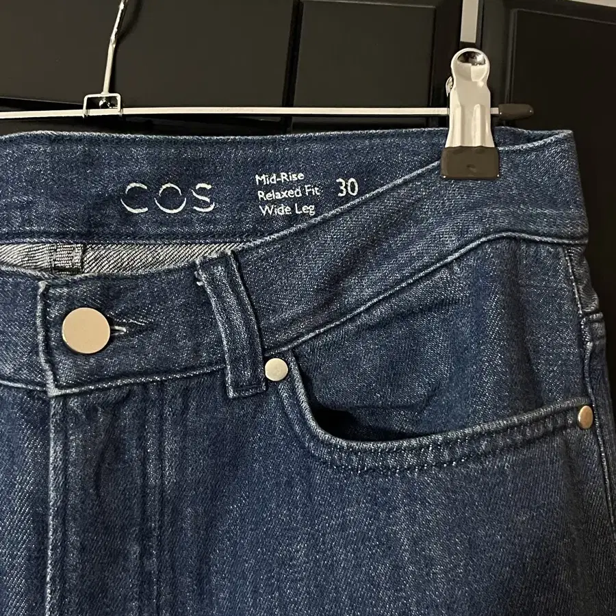 COS / 진청 데님 자켓 셋업 / XL , 30