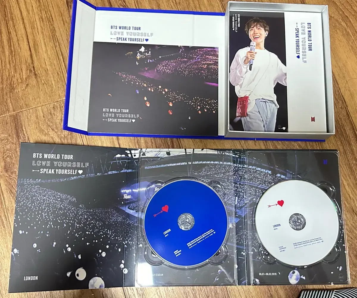 방탄 럽셀 런던 웸블리 딥디 디비디 dvd