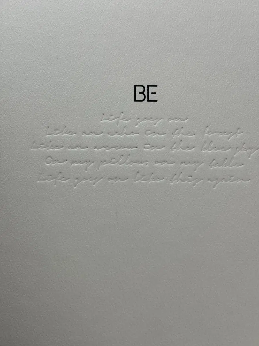 BTS bangtan BE (Deluxe Edition)