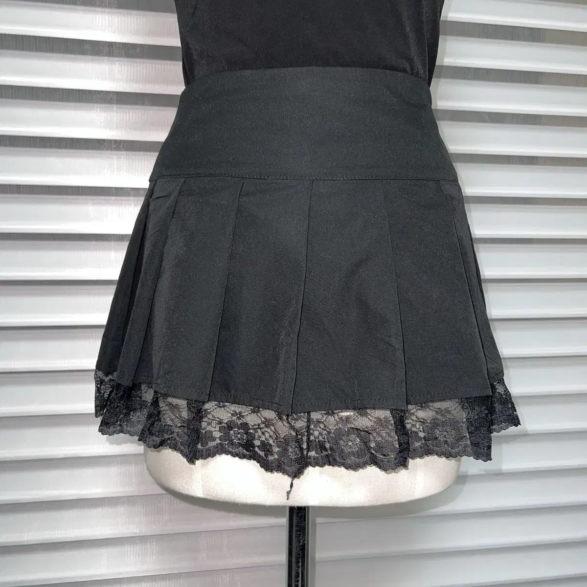 Black Lace Corset Gothic Skirt 고스 고딕 공겜